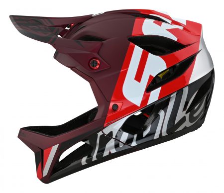 Kask rowerowy Troy Lee Designs STAGE Fullface MTB Enduro SRAM Czerwony