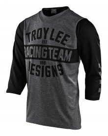 Jersey koszulka rowerowa z rękawem 3/4 Troy Lee Designs RUCKUS Szara Enduro MTB przód