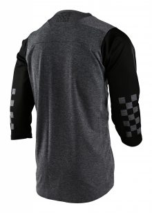 Jersey koszulka rowerowa z rękawem 3/4 Troy Lee Designs RUCKUS Szara Enduro MTB tył