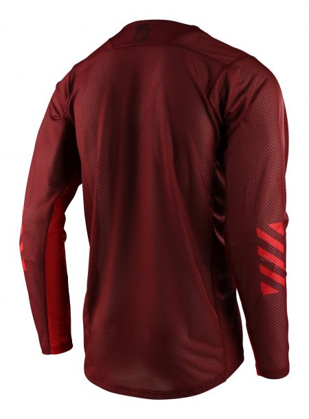 Jersey koszulka rowerowa z długim rękawem Troy Lee Designs SKYLINE AIR Czerwona Enduro MTB tył