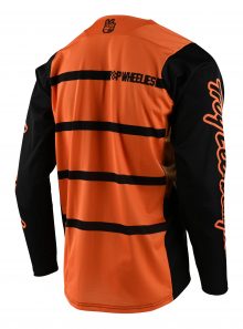 Jersey koszulka rowerowa z długim rękawem Troy Lee Designs SKYLINE Orange Enduro MTB tył