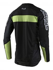 Jersey koszulka rowerowa z długim rękawem Troy Lee Designs Sprint Ultra Czarno-Zielona Enduro MTB tył