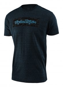 Koszulka z krótkim rękawem Troy Lee Designs SIGNATURE BLOCK CAMO niebieska T-shirt